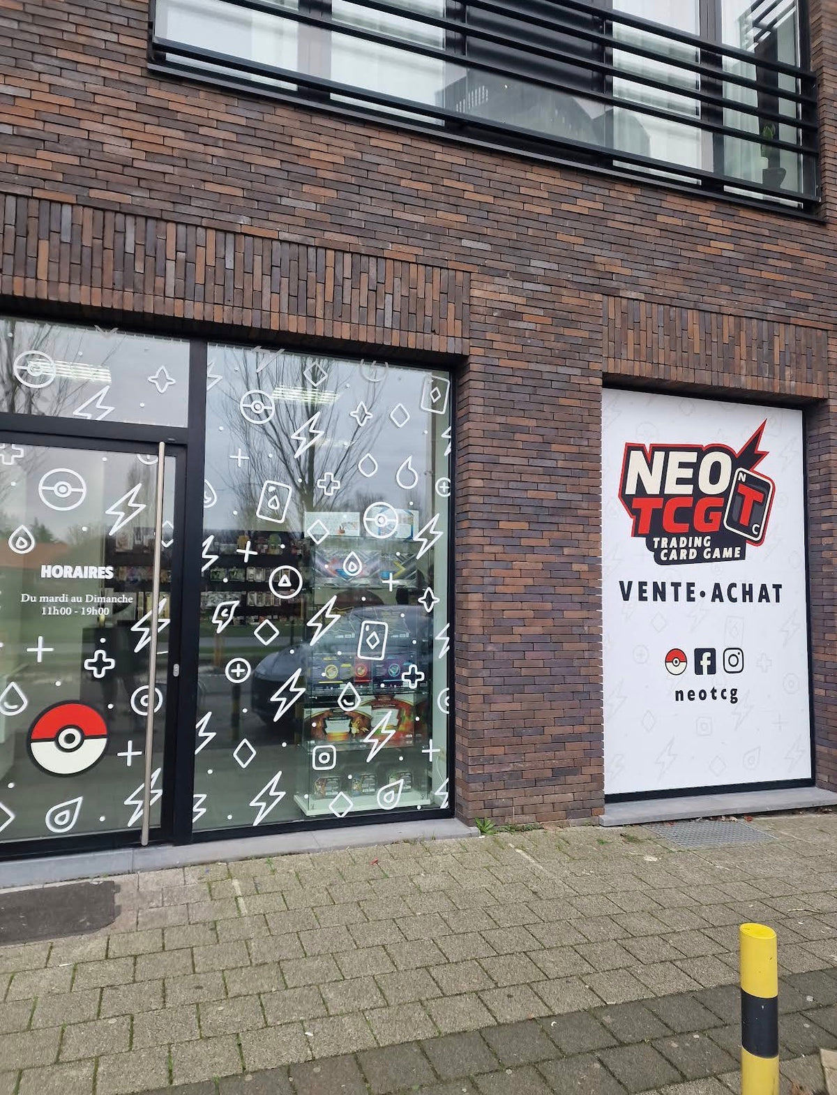 Façade du magasin Neo TCG à Evere