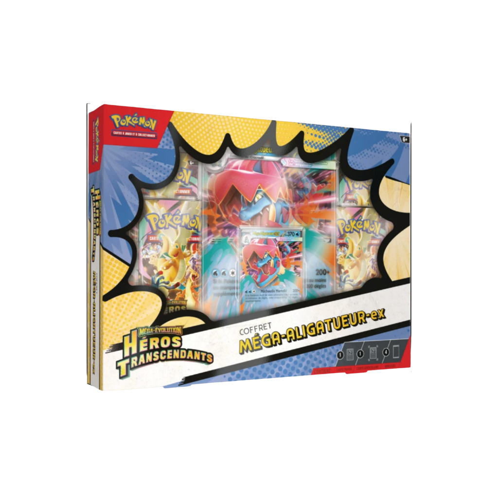 Coffret Pokémon - Méga Aligatueur - Héros Transcendants - ME02.5
