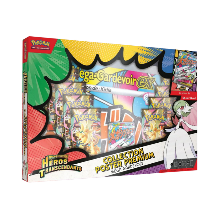 Coffret Poster Premium Pokémon - Méga Gardevoir - Héros Transcendants - ME02.5
