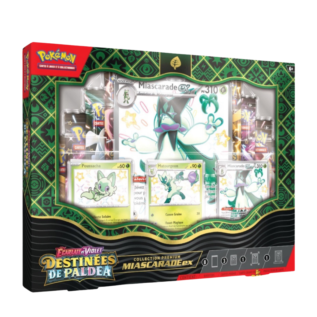 Coffret Premium Pokémon - Miascarade-ex - Destinées de Paldea - EV04.5