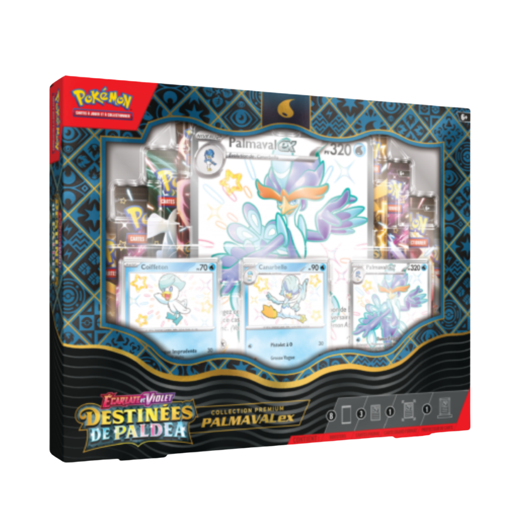 Coffret Premium Pokémon - Palmaval-ex - Destinées de Paldea - EV04.5