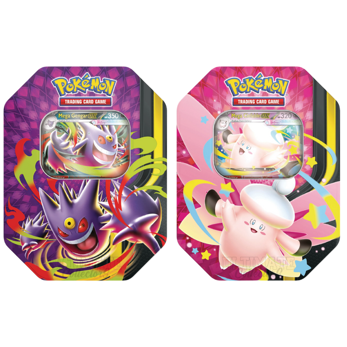 Pokébox Méga-Ectoplasma-ex & Pokébox Méga-Mélodelfe-ex